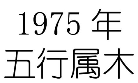 1975 属什么